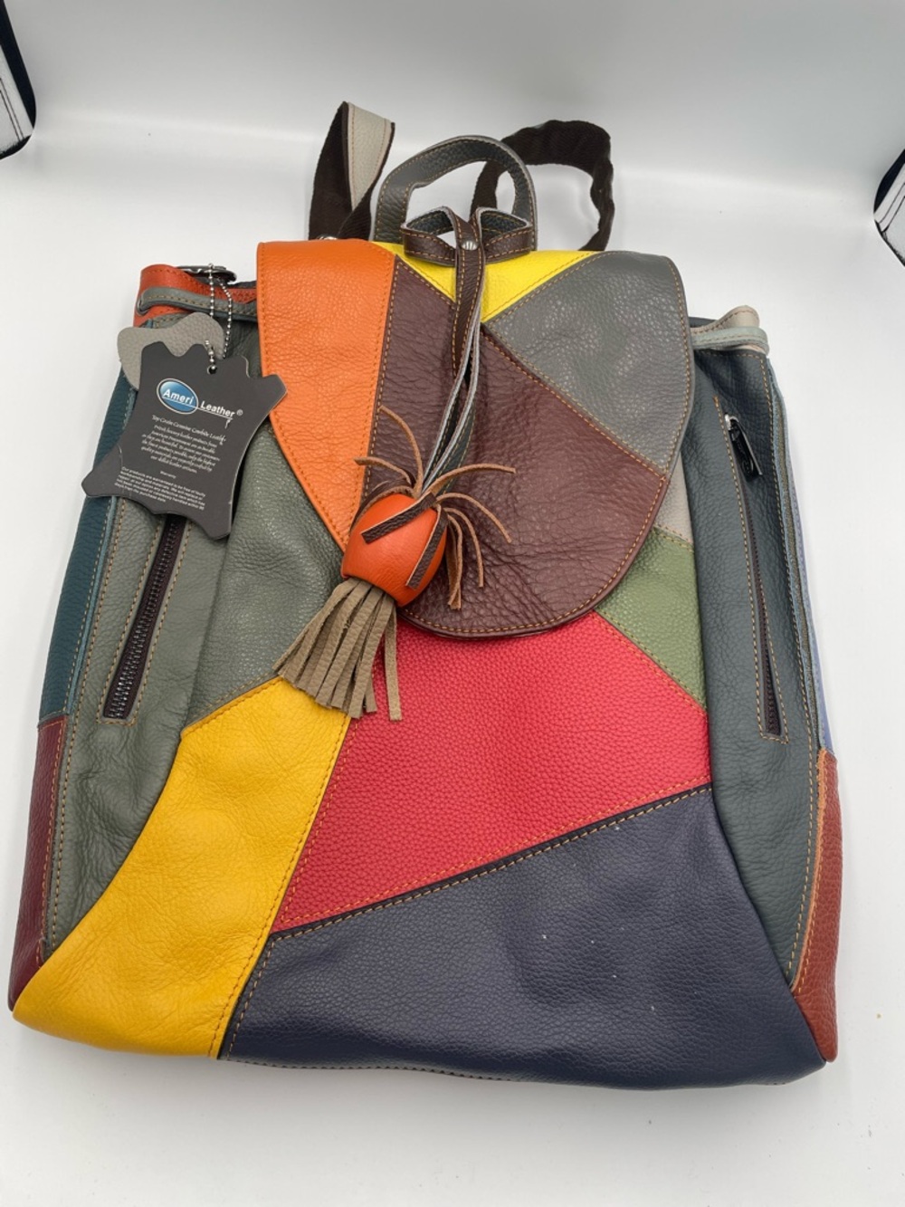 Amerileather Artwork Backpack New With Tags